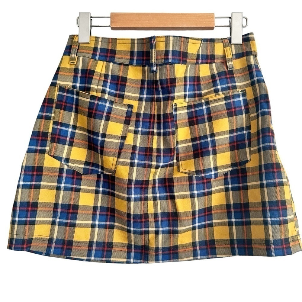 Forever 21 Plaid Mini Skirt Size M - Picture 2 of 7